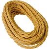 Cable de tejido dorado