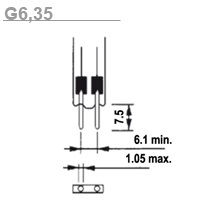 Alogene G6.35 e GY6.35