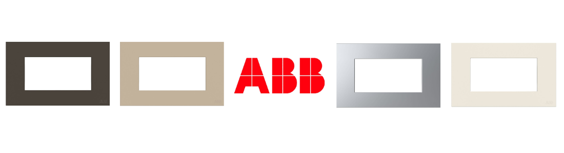 Placas ABB Zenit 4 módulos