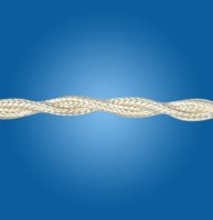 Ivory silk braided cord 2X0.50
