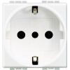 LivingLight White - small German and Italian socket