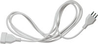 Linear extension cord 10A 1.5 m white