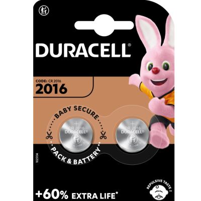 Batería de litio Duracell CR2016 - 2016 3V