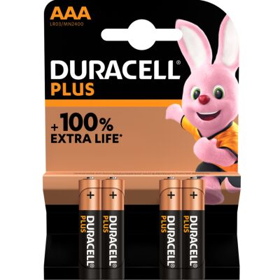 Duracell MN2400GB4 - Pila alcalina LR03 1.5V