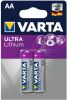 Pila stylus de litio ULTRA Lithium 1,5V - Blíster de 2 piezas