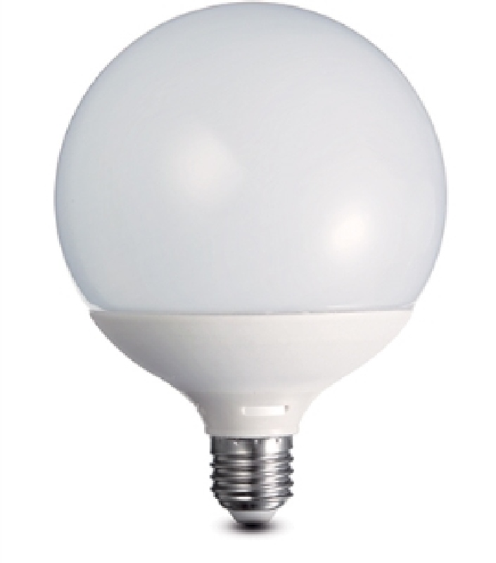 Lampe globe opale LED E27 18W 230V 3000K Globoled G120