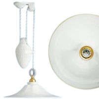Lustre plafonnier Godet or rigo Ø280