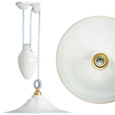 Lustre plafonnier Godet or rigo Ø280