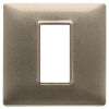 Plana - 1 place metallic bronze metal plate