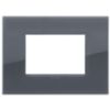 Vimar 19653.61 Arke - 3-module smoky gray cover plate