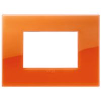 Vimar 19653.63 Arke - Placa naranja 3 módulos