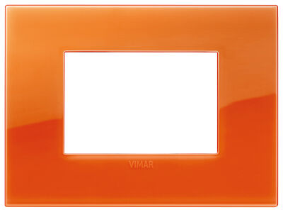 Vimar 19653.63 Arke - Placa naranja 3 módulos