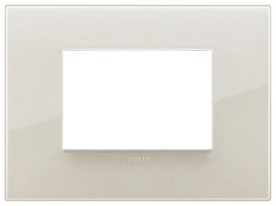 Vimar 19653.67 Arke - 3-module ivory plate