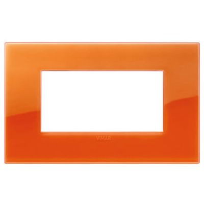 Vimar 19654.63 Arke - placca 4 moduli orange