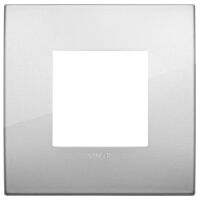 Arke - Placa Classic Metal-Color en metal plateado 2 plazas