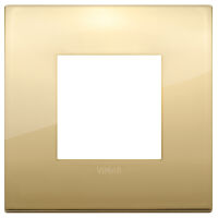 Arke - Placa Classic Metal-Elite de metal 2 lugares dorado