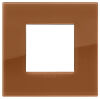 Arke - Classic Reflex Plus 2-place caramel technopolymer plate