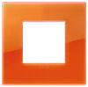 Arke - Plaque Classic Reflex Plus en technopolymère 2 places orange
