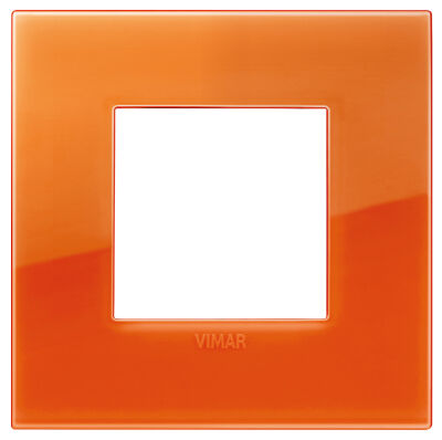 Arke - Classic Reflex Plus plate in technopolymer 2 places orange