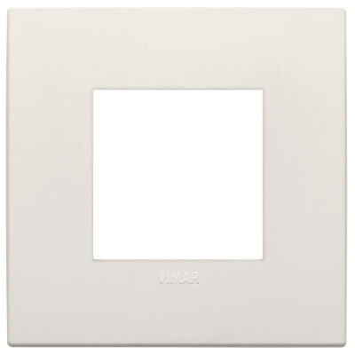 Arke - Classic Tecno-basic plate in ivory technopolymer 2 places