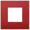 Arke - Assiette Classic Color-Tech en technopolymère 2 places rouge mat