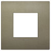 Arke - Classic Color-Tech plate in technopolymer 2 places matt green