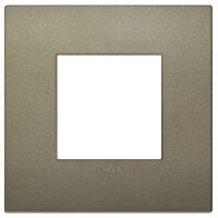 Arke - Classic Color-Tech plate in technopolymer 2 places matt green
