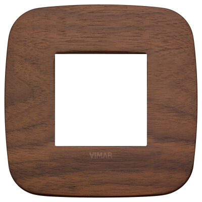 Arke - Plaque ronde en bois de noyer pour 2 personnes