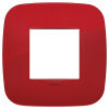 Arke - Placa redonda Color-Tech en tecnopolímero 2 plazas roja