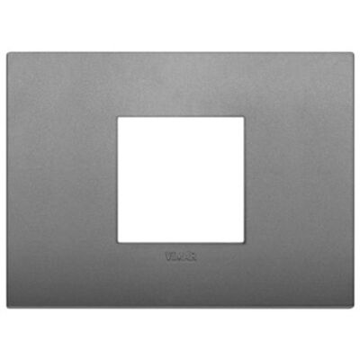 Arke - Placa Classic Metal-Color de metal 2 plazas centrales en pizarra mate