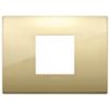 Arke - Placa metálica Classic Metal-Elite con 2 plazas centrales doradas