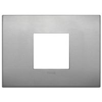 Arke - Classic Alu-Tech aluminum plate with 2 central washing places
