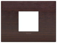 Arke - Classic Wood plaque in wenge wood with 2 central places