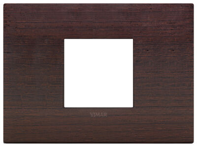 Arke - Classic Wood plaque in wenge wood with 2 central places