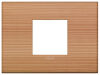 Arke - placca Classic Wood in legno 2 posti centrali larice