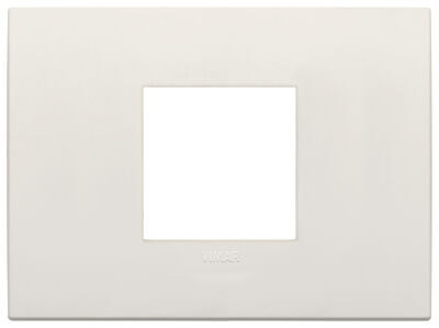 Arke - Classic Tecno-basic plate in technopolymer with 2 ivory central places