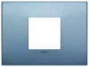 Arke - Placa Classic Color-Tech en tecnopolímero con 2 plazas centrales en azul mate