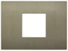 Arke - Classic Color-Tech plate in technopolymer with 2 central places in matt green