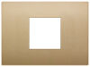 Arke - Classic Color-Tech plate in technopolymer with 2 central places in matt gold