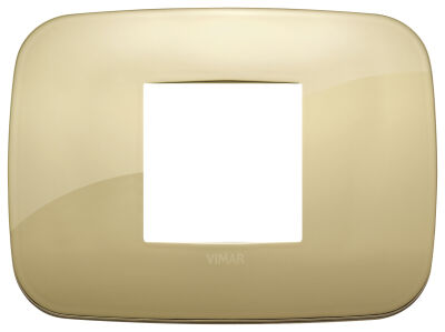 Arke - Round Metal-Elite metal plaque with 2 gold central places