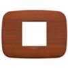 Arke - placca Round Wood in legno 2 posti centrali ciliegio