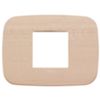 Arke - placca Round Wood in legno 2 posti centrali acero