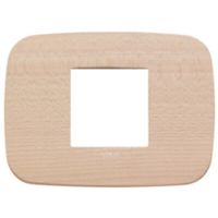 Arke - Round Wood plaque in maple wood with 2 central places