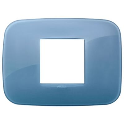 Arke - Round Reflex Plus plate in technopolymer with 2 overseas central places