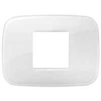 Arke - Round Reflex Plus plate in technopolymer with 2 central ice places