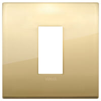 Arke - Placa Classic Metal-Elite de metal 1 plaza dorada