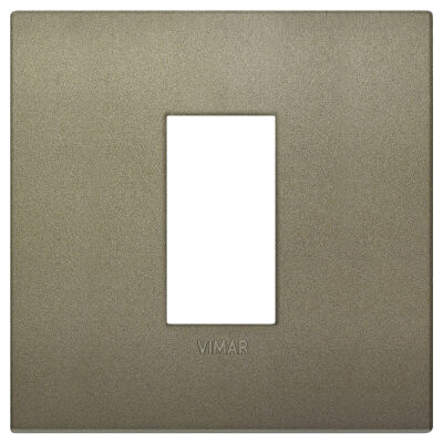 Arke - Classic Color-Tech plate in technopolymer 1 place matt green