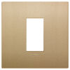 Arke - Classic Color-Tech plate in technopolymer 1 place matt gold