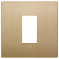 Arke - Classic Color-Tech plate in technopolymer 1 place matt gold