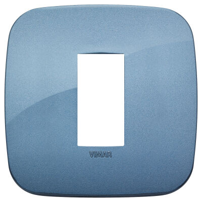 Arke - Plaque ronde Color-Tech en technopolymère 1 place bleu